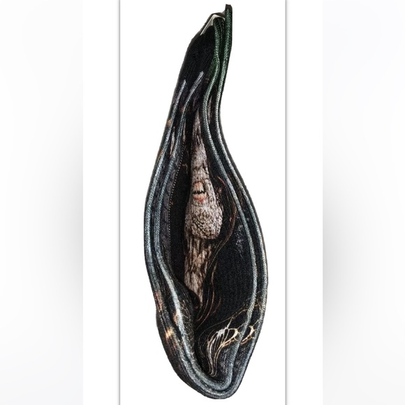 Suicide Squad Killer Croc Crew Socks 1 Pair Men 8-12 Green Black Sublimated DC - Picture 7 of 7